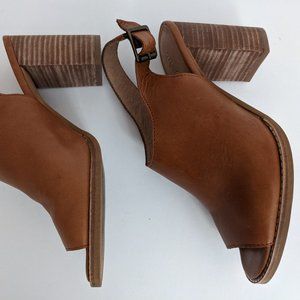 Madewell high heel sandal English Saddle 7